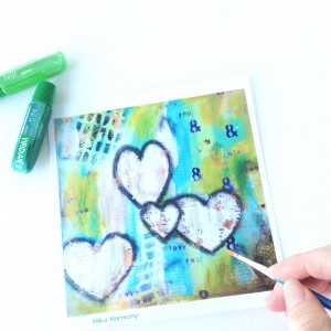 New Summer Art Print series with hearts